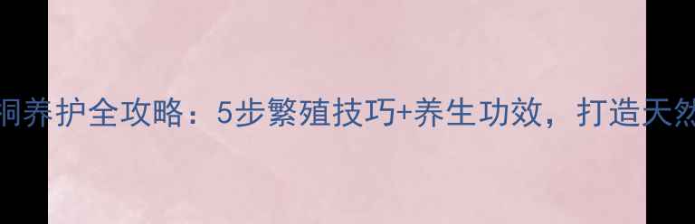 图片 大岩桐养护全攻略：5步繁殖技巧+养生功效，打造天然氧吧