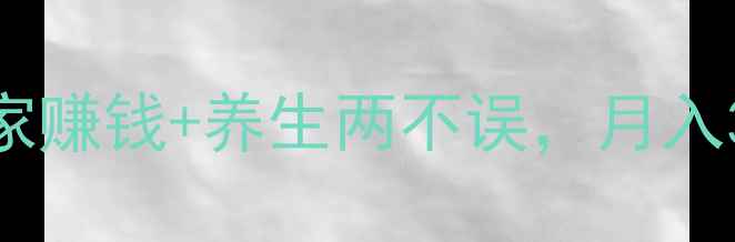 图片 居家养生副业推荐｜在家赚钱+养生两不误，月入3000+的5个低门槛方法1