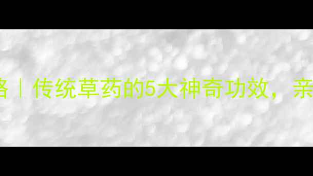 图片 🌿角剌养生全攻略｜传统草药的5大神奇功效，亲测有效！💆♀️1
